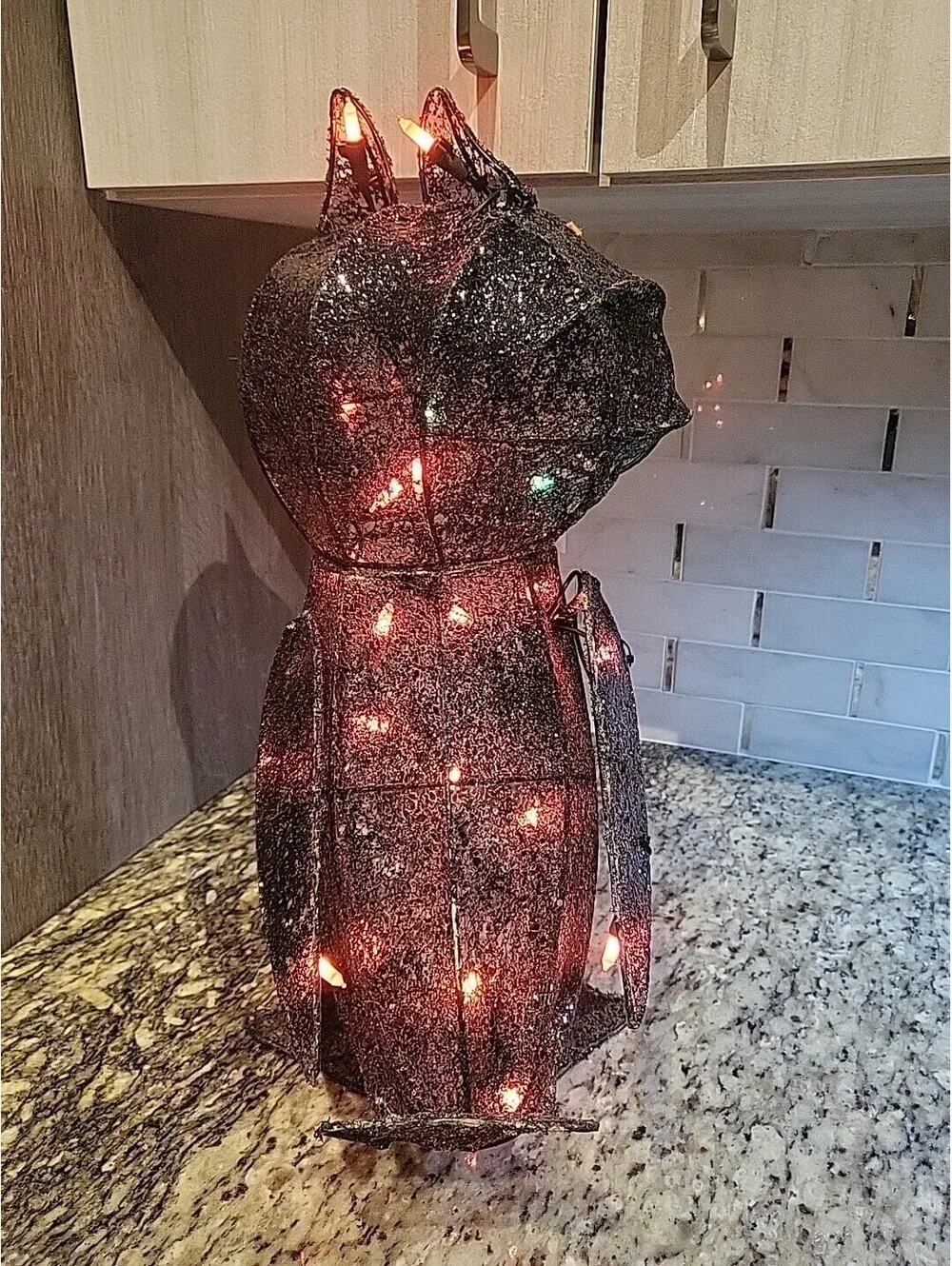 Vintage Halloween OWL Euc Extremely Rare Standing Light Up 18